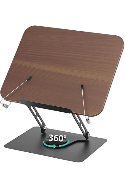 Goodern حامل كتب للقراءة، حامل كتب قابل للتعديل بزاوية 360 درجة °   قاعدة دوا...