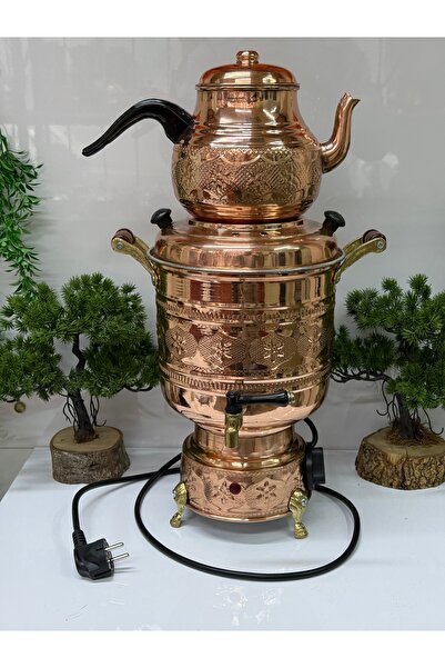 Osmanlı Bakırcılık 5 Litre Elektrikli Bakır Semaver