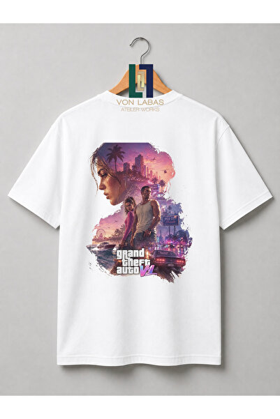 SVART WEAR GTA - Гранд Тефт Ауто VI Унисекс памучна тениска GTA
