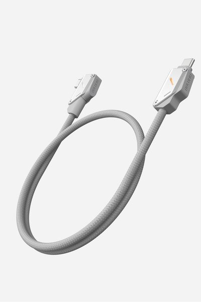 Aulumu M07 2 metre L Tipi 240W 10Gbps Örgülü Type-C Hızlı Şarj ve Veri Kablosu | 4K Görüntü