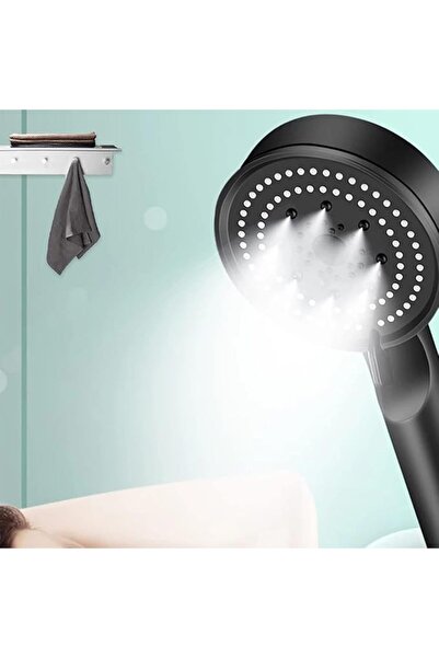 ALMEKAQUZ Shower Head With Handheld- High Pressure Shower Heads 5 Functions B...