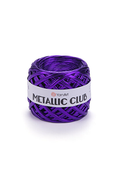 Yarnart Νήματα Πλεξίματος Metallic Club Μεταλλικό Πολυεστέρας 8114 Μωβ 55 μ. ...