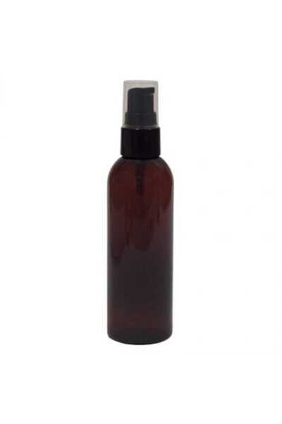 Bottle Flacon cosmetic chihlimbar pentru loțiuni ușoare, cu pompiță neagră, 1...