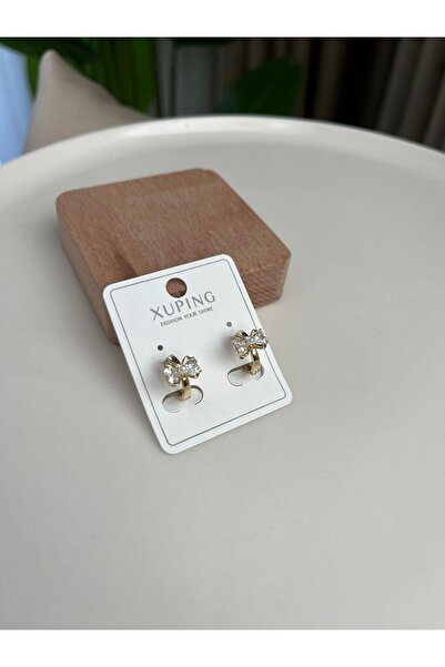 XUPING JEWELRY Kelebek detay çelik küpe