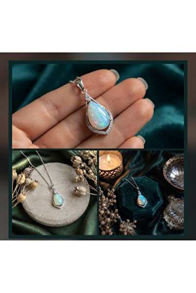 best bioenerji taş terapi Opel Natural Stone Necklace – Special Design Elegance