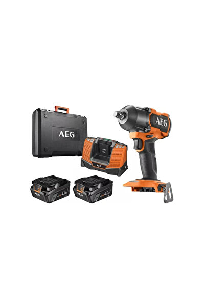 AEG BSS 18MTF12BL-402C 1/2 Akülü Darbeli Somun Sıkma ve Sökme Makinesi 785Nm ...