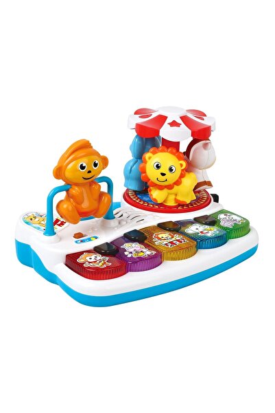 OEM Pian Interactiv cu Carusel & Sunete – baie/apă, activități educative