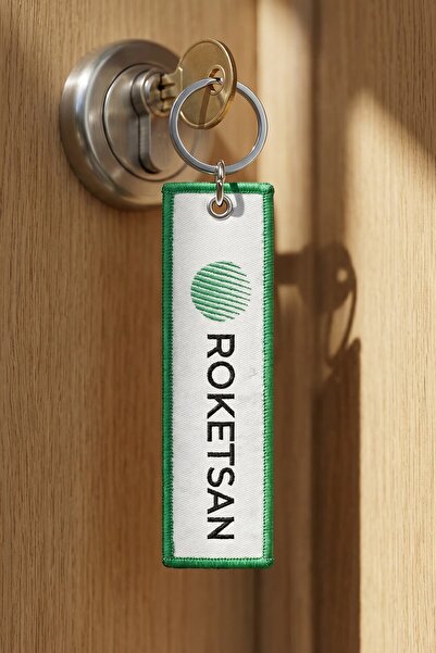 ROKETSAN AMBLEMLİ YEŞİL ANAHTARLIK