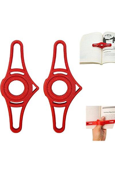 KASTWAVE 2-Pack Book Page Holder for Reading, Ergonomic Reader with Two-Way T...