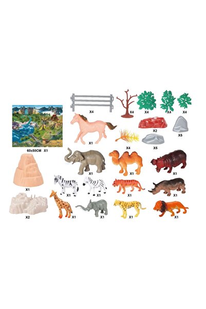 OEM Set cu Animale Salbatice din Plastic - 50buc – figurine animale