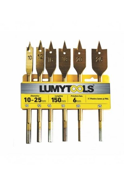 Lumytools Set 8 burghie pentru lemn