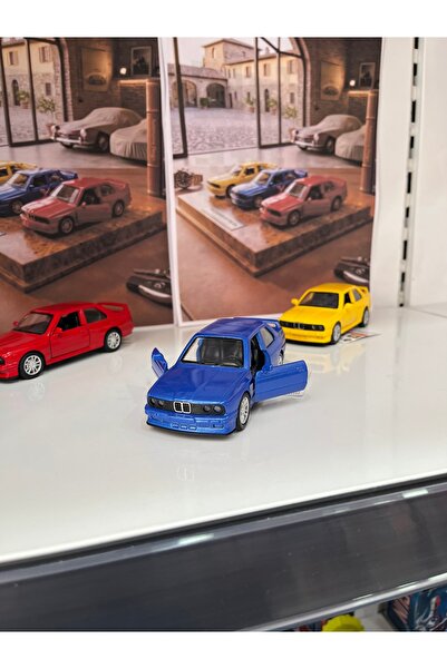 MANUFACTURER LinaToys/MAVİ Bmw E30 Metal Kapıları Açılır Sesli 1:36