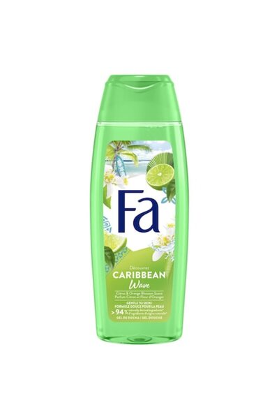 Fa Gel de duș Caribbean Wave, lămâie verde și flori de portocal, 250 ml