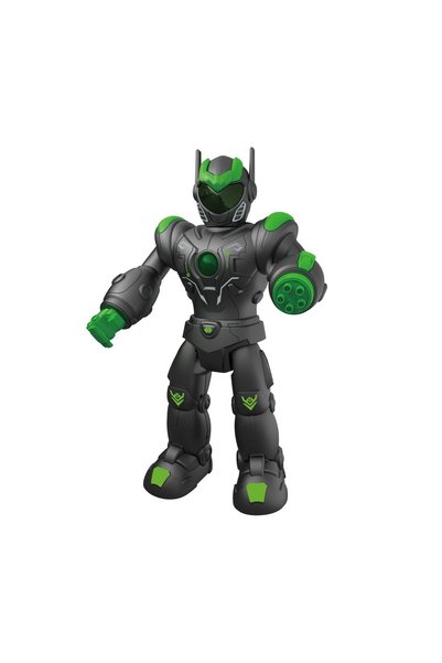 OEM Jucărie Robot Negru Verde cu Miscare Efecte Sonore & Lumina 40cm – sunet/...