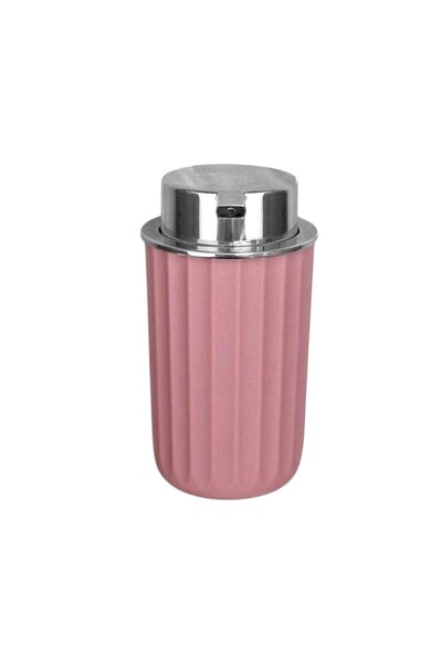 NO BRAND Θήκες κρεμοσάπουνου Dispenser πλαστικές - Σετ 5pcs - Pink - 21739