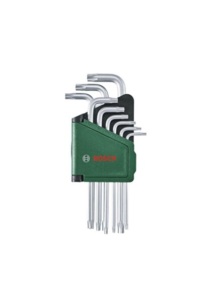 Bosch 1600A02Z9C Torx Allen Anahtar Takımı 9 Parça