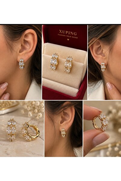 XUPING JEWELRY Kadın Çelik küpe
