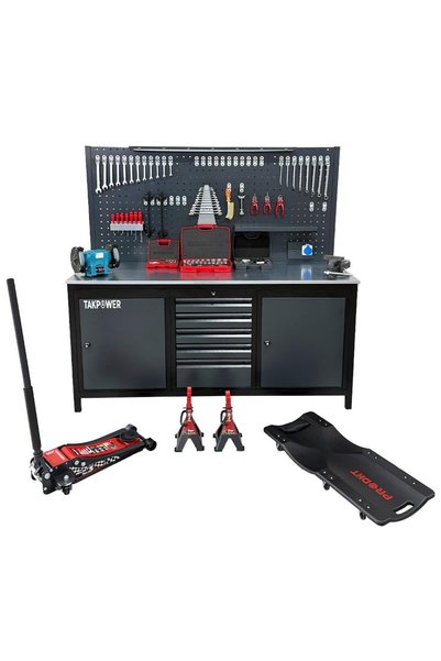 TAKPOWER Oto Servis ve Hobi Garaj Seti Premium