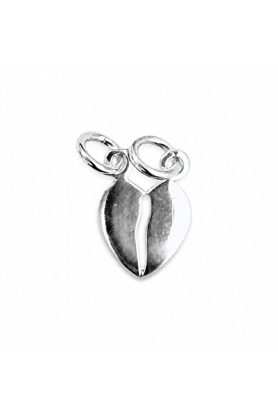 Flippy Ασημένιο μενταγιόν 925, Καρδιά με δύο μέρη, Jolie Silver, 1.1γρ., 1 εκ...