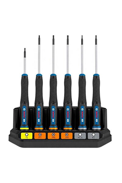 Bosch 1600A039PM Torx Uçlu Klemens Tornavida Takımı Hassas Pro TX/TH/H 6 Parça