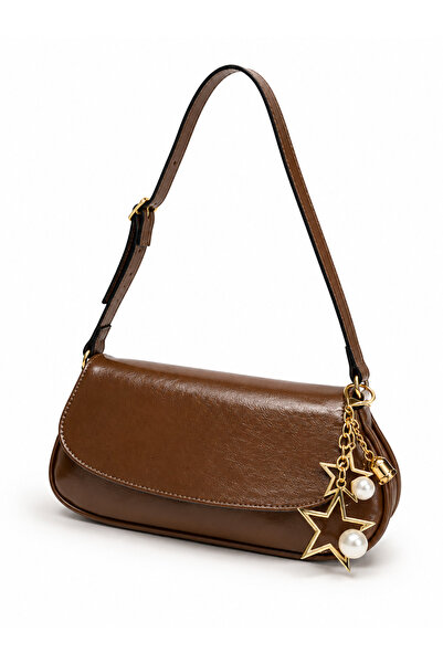 DMG Collection Γυναικεία τσάντα ώμου Leao Star Charm με διπλή θήκη και δώρο