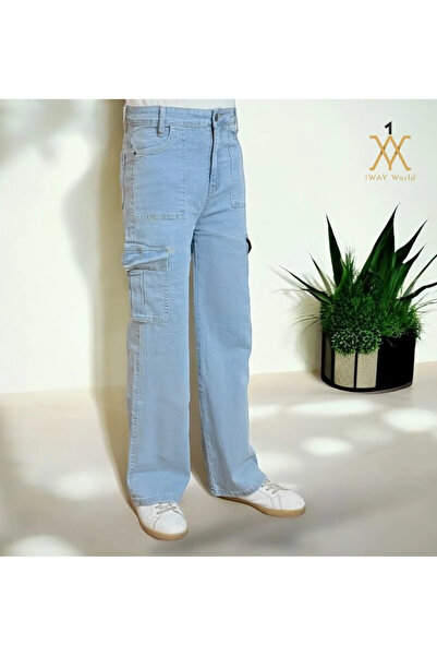 1way Women's Jeans with a Unique Design and Pleats at the Waist