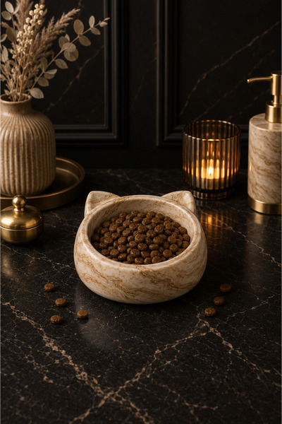 betonmall Beton Mama Kabı Kedi Köpek Mama Kabı