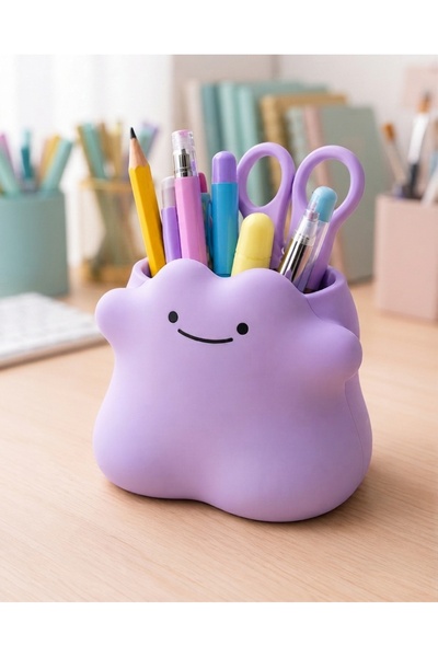 No12 Studio Oyun Karakteri Tasarımlı Masaüstü Organizer/ Kalemlik ( 10 x 11 cm )