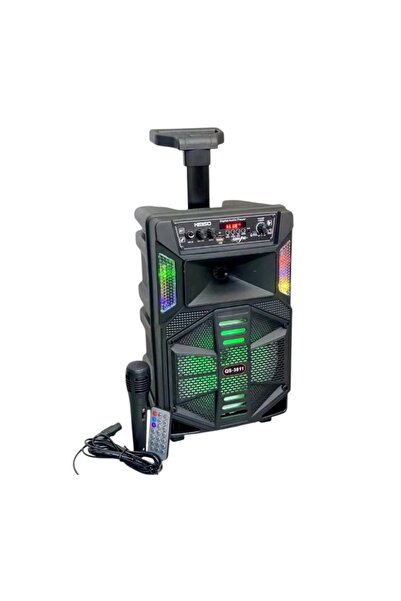 NO BRAND Φορητό ηχείο subwoofer με μικρόφωνο Karaoke - QS-3811 - 260783