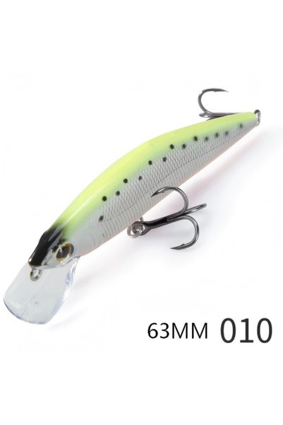 Choice 63mm-010 D1 D-CONTACT Sinking Minnow Lures 63mm 85mm Artificial Hard W...