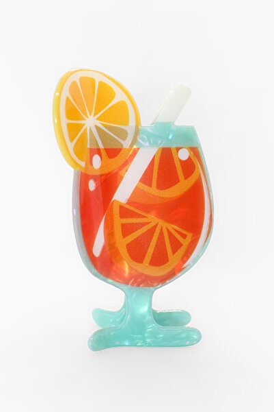 NazLand Cocktail Glass Figured Peg Bone Sheet Buckle
