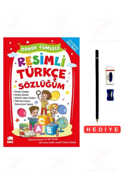 Ema Yayınları 2027 Resimli Türkçe Sözlüğüm Örnek Cümleli TDK Yeni Yazım Kılav...