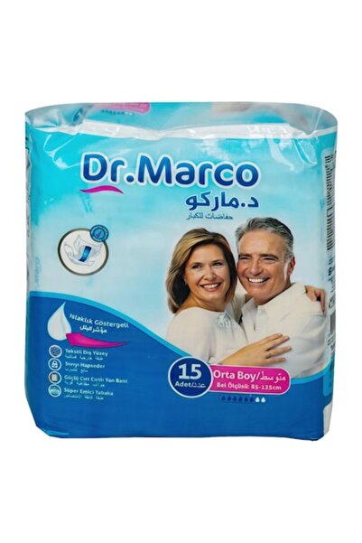 DR.MARCO Scutece pentru adulți Dr. Marco 15 bucăți Mărimea M