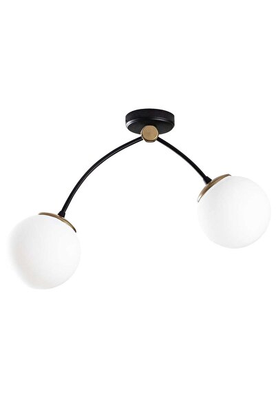 Opviq Φωτιστικό Οροφής Κρομοζόμωνος 584TTM1107 51x15x41εκ. 2xE27 40W Πολύχρωμο