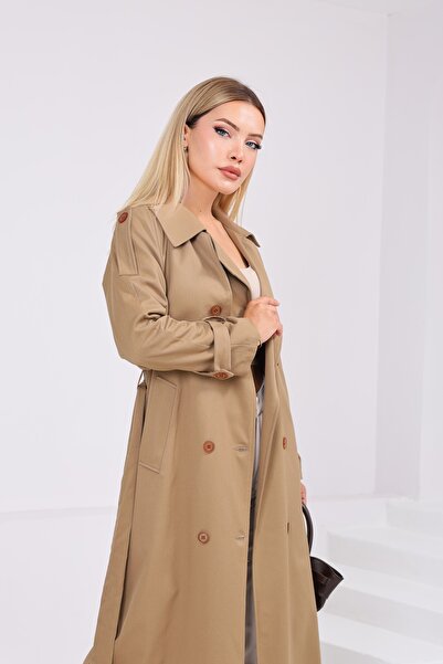 Heggo Rose Women's Oversize Trench Coat