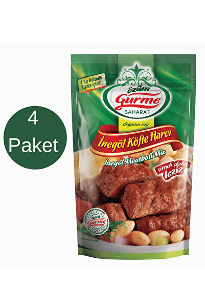 İnegöl Köfte Harcı 80 gr X 4 Paket