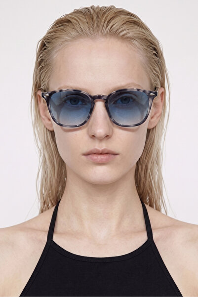 Bilge Karga Alexis Zebra Blue Gradient Sunglasses