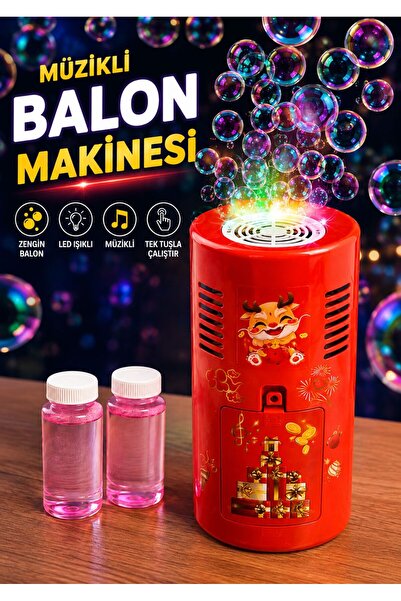 gaman Müzikli Ve Işıklı Baloncuk Makinesi Pilli Bubble Makinesi +3 Yaş