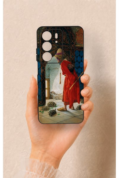 Vip Case حافظة سيليكون متوافقة مع Realme C75 بنمط مدرب السلحفاة