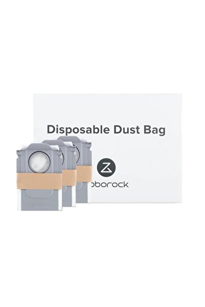 ROBOTHUB Set de 3 saci de praf pentru aspiratorul robot Roborock Q Revo, 8.02...