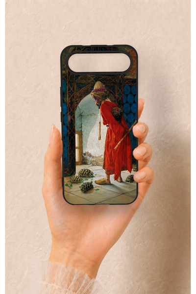 Vip Case Tecno Spark Slim Uyumlu Kaplumbağa Terbiyecisi Desenli Silikon Kılıf