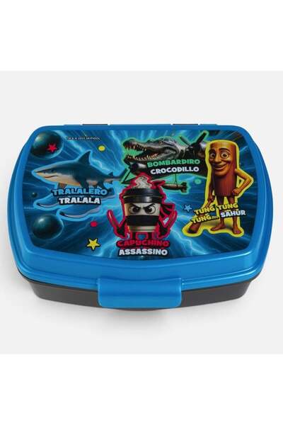 AVA Brainrot Plastic Casserole for Kids - 630ml