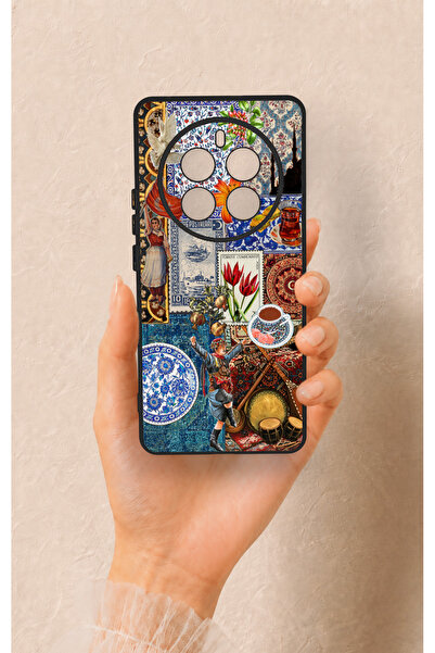 Vip Case Realme 12 Pro Uyumlu Osmanlı ve Türk Kültürü Desenli Silikon Kılıf