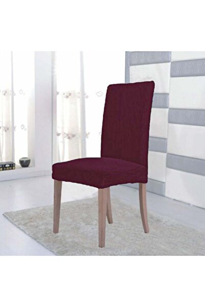 CATIANO Husa pentru Scaun Decorativa Elastica Mini Bordo