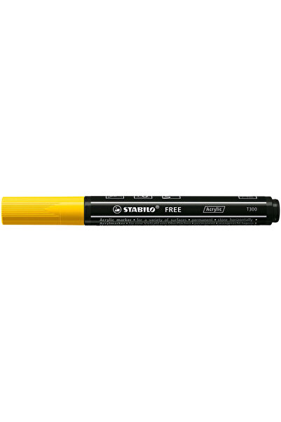 Stabilo Marker acrilic Free Acrylic T300, galben