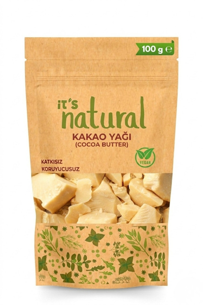 it's Natural Kakao Yağı 100 G Yenilebilir Katkısız Cocoa Butter
