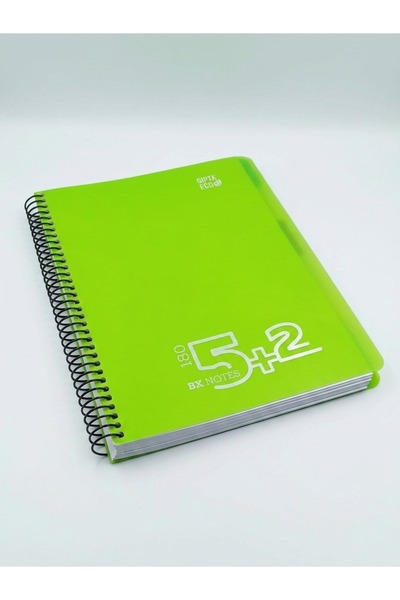 Gıpta Yayınları Bx Notex Pp Cover Notebook with Separator A4 180Yp 5+2 Pcs