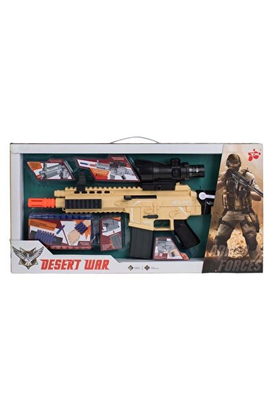 CATIANO Jucarie Arma tip Mitraliera cu Lumina Sunet & 7 Accesorii de Lupta