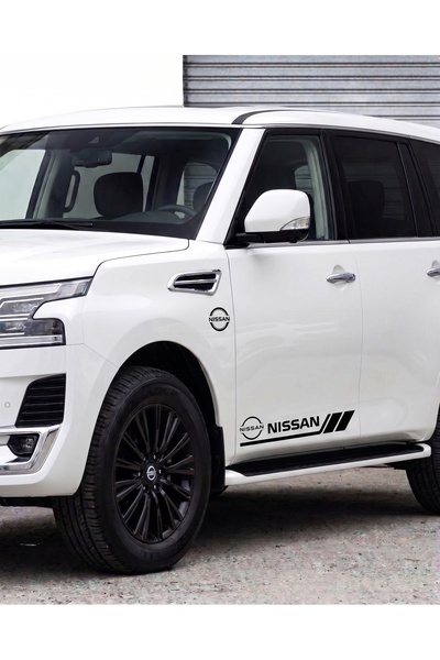 İntervex Global Nissan Compatible Sport Body Stripe Sticker Right Left Side D...
