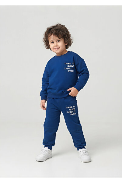 Beray Bebe Boy's Seasonal 2-Yarn Cotton Think It over Printed Tracksuit Set 2...